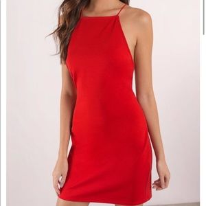 NWT Red High Neck Cocktail Dress! Price negotiable